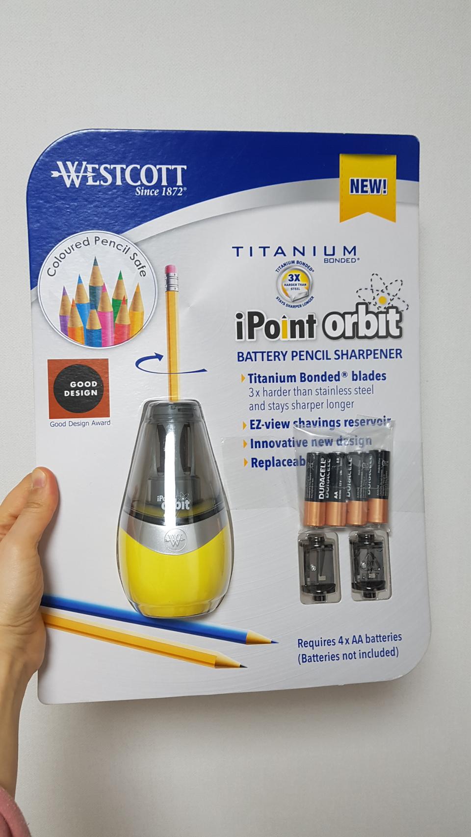 미개봉신품 / 웨스트콧 연필깎이 자동