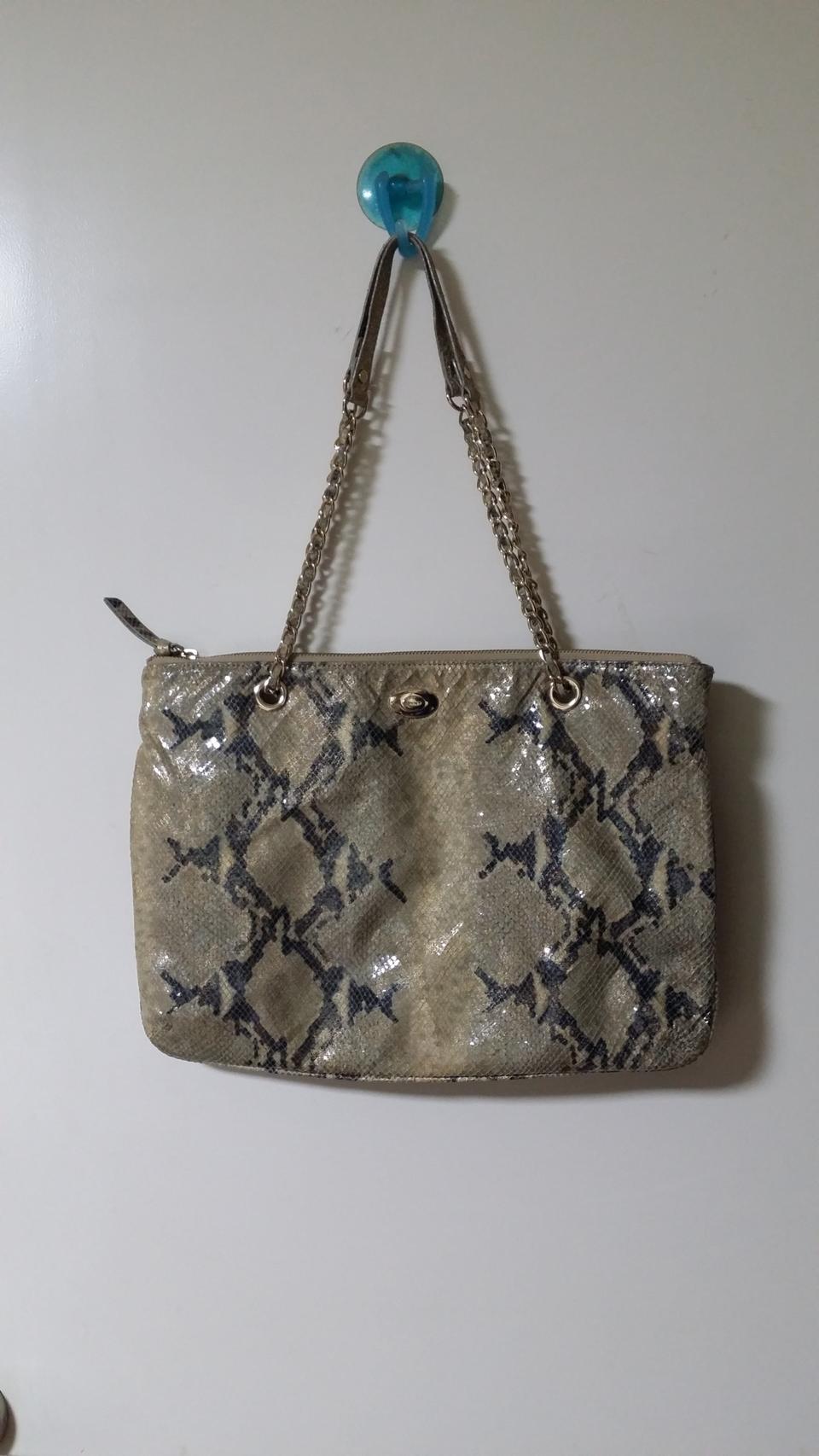 dkny 파이톤 리얼가죽 숄더백