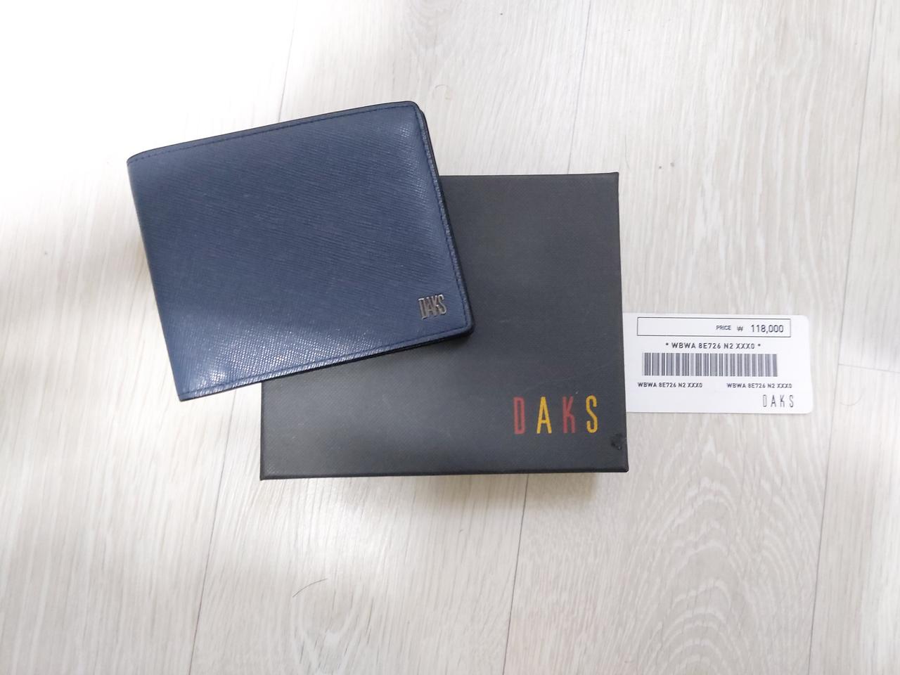 남자 닥스 반지갑 새상품