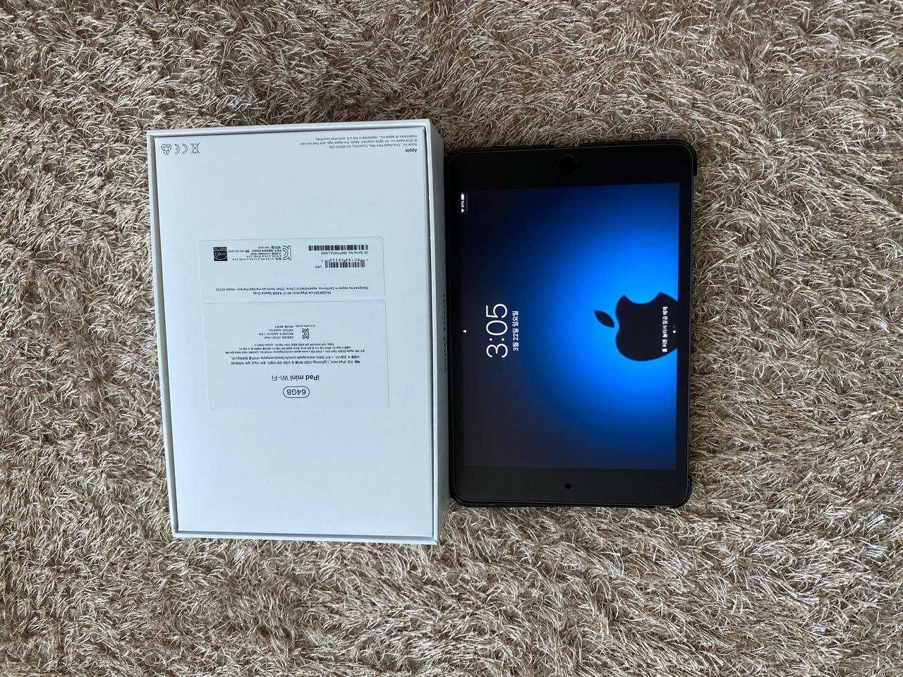 미니5 64기가 와이파이 풀박스(랩씨케이스종이질감)포함