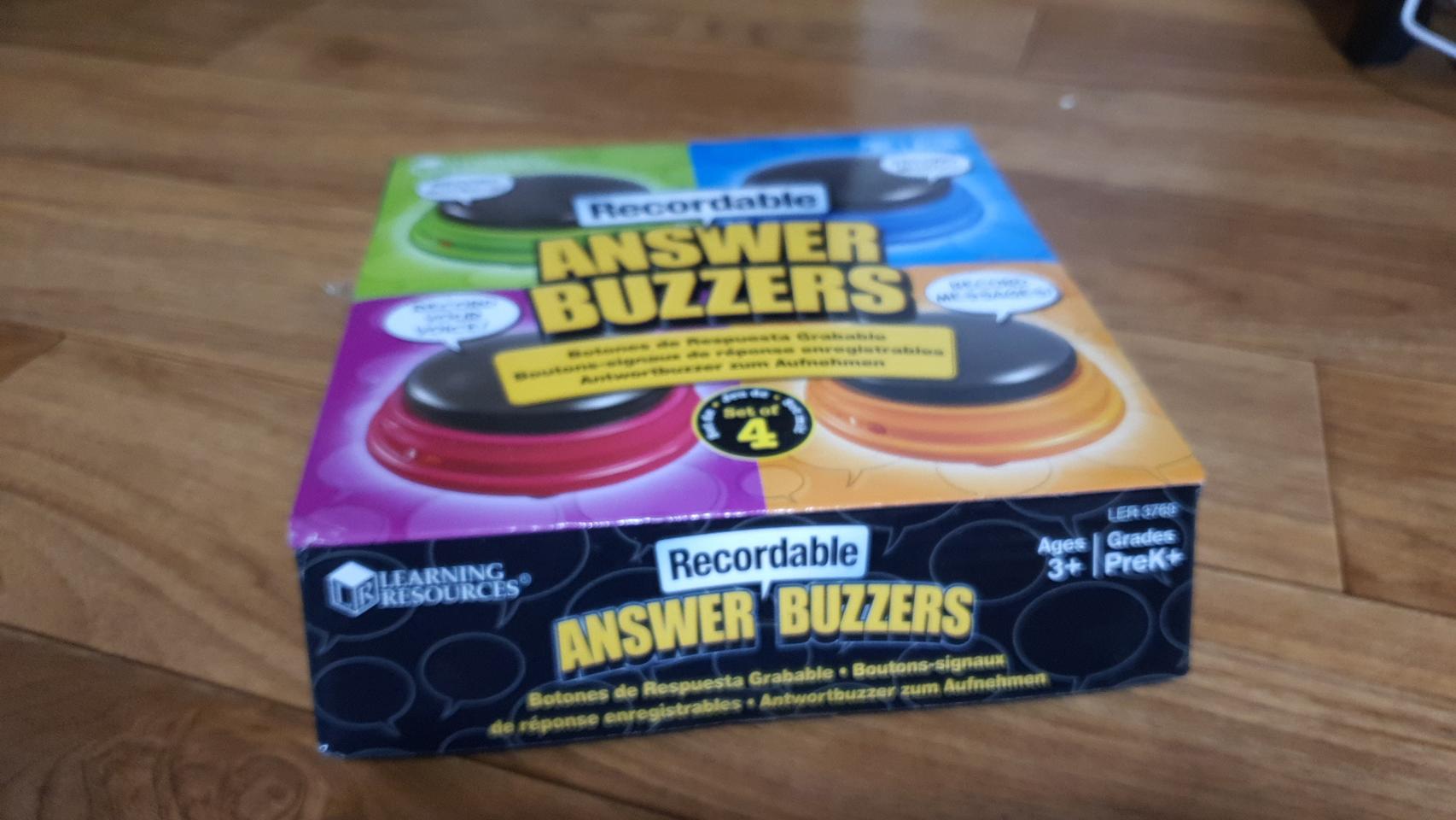 러닝리소스 레코더블 앤서 부저 세트