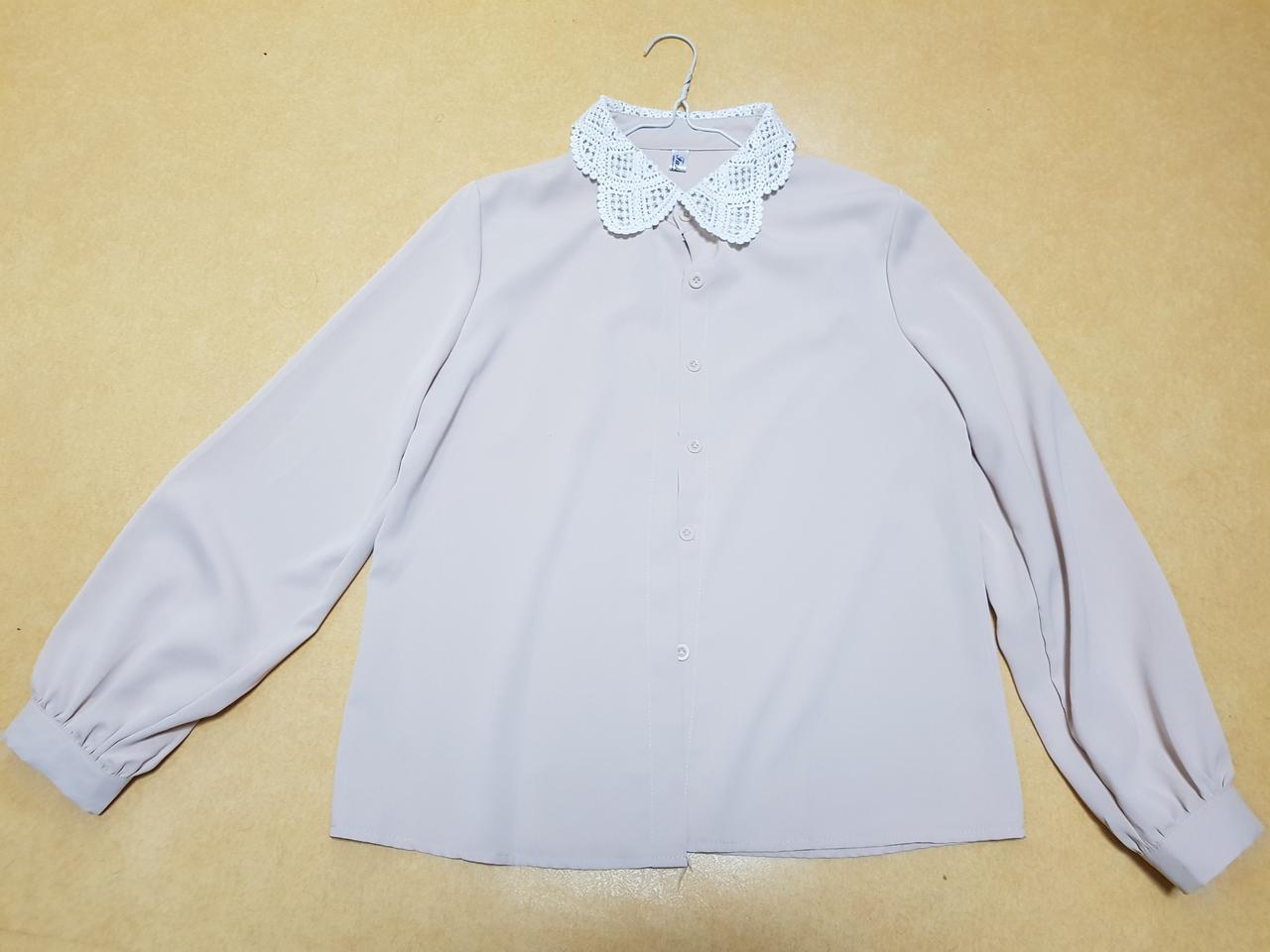 레이스 블라우스