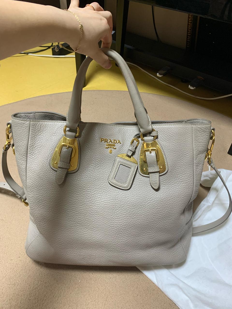 정품 프라다 토트겸 크로스백