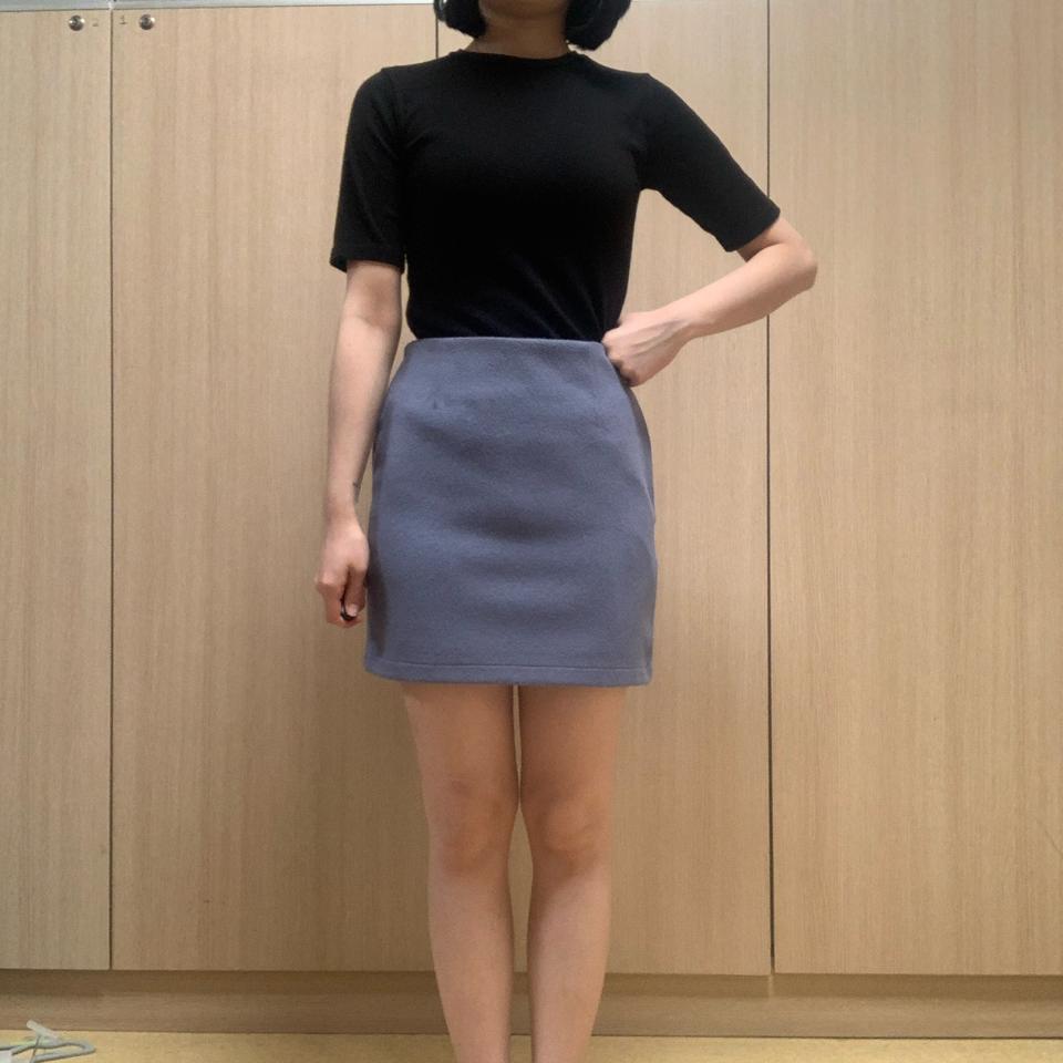 겨울 모직 스커트