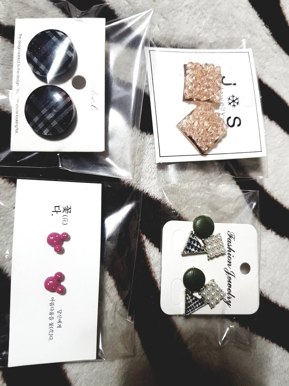 귀걸이 4종&14k골드핀귀걸이 일괄
