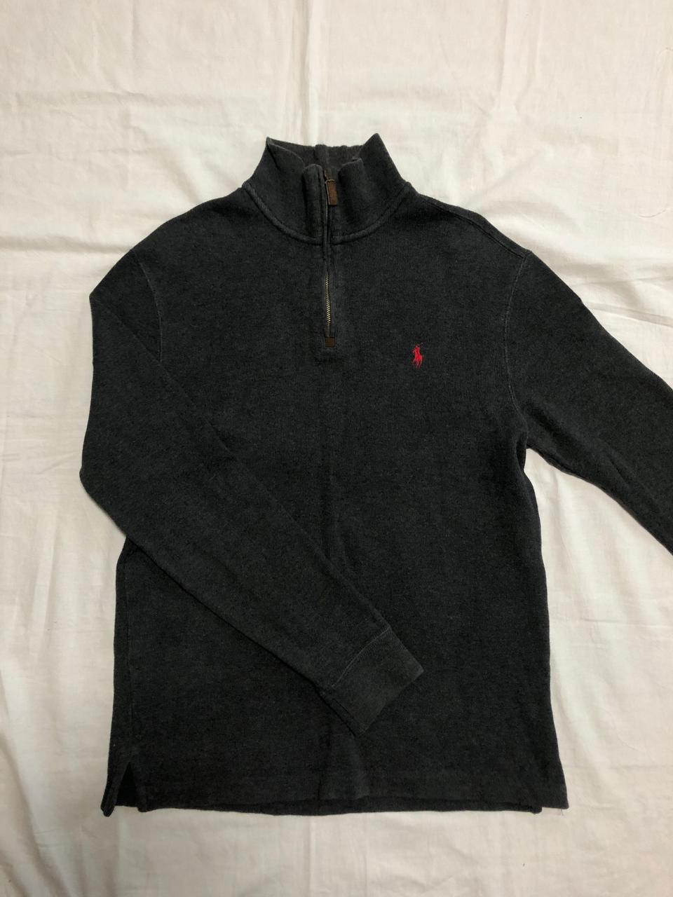 [95-100 실측확인]폴로 반집업니트!! 신형택!!