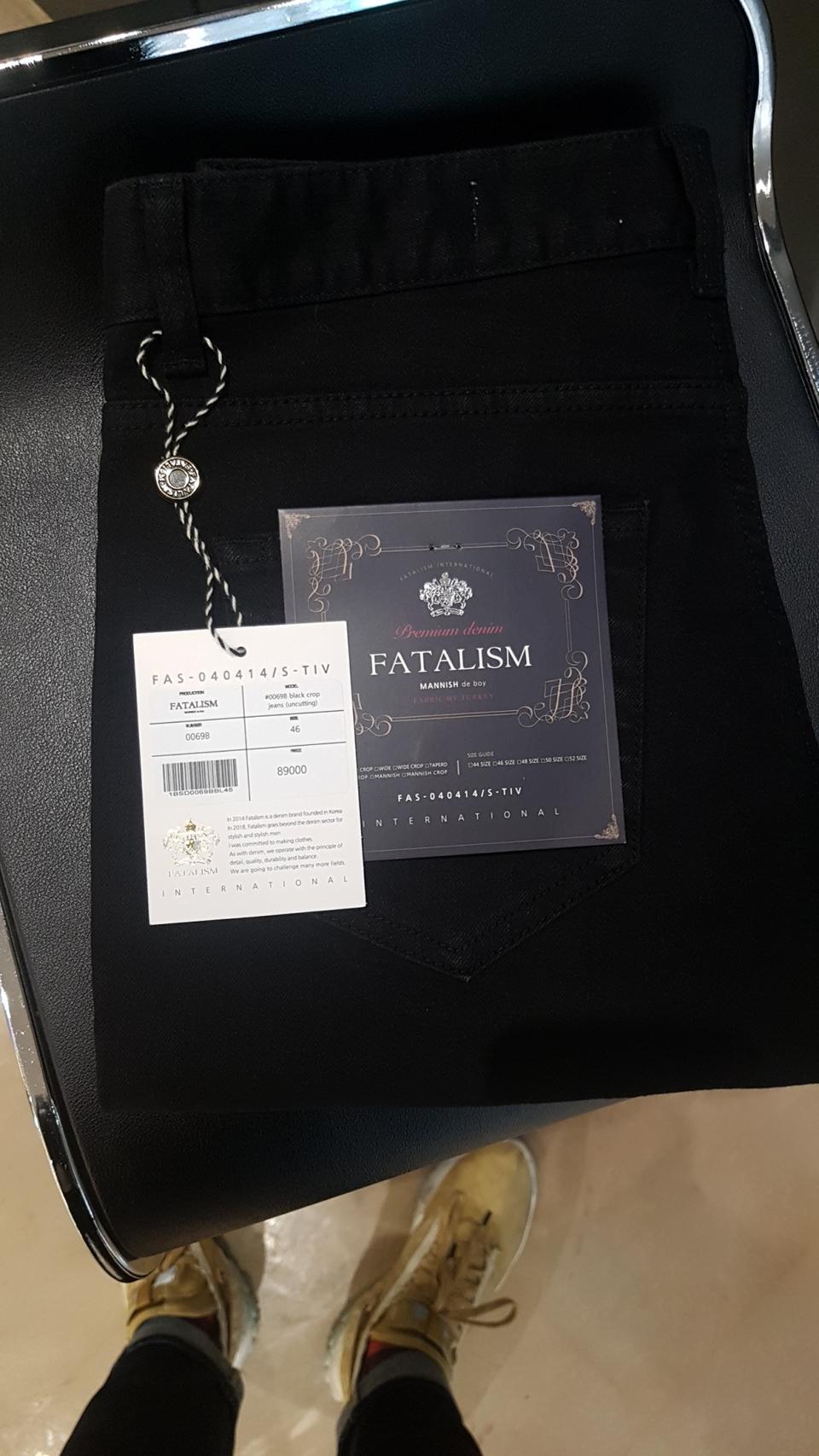 페이탈리즘 0069b 크롭진 46(30-31) 40000원