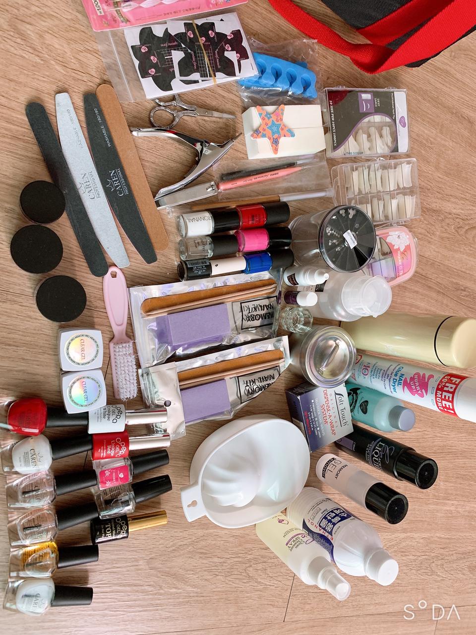 대박 땡처리.  네일가방가격인하+내용물 추가