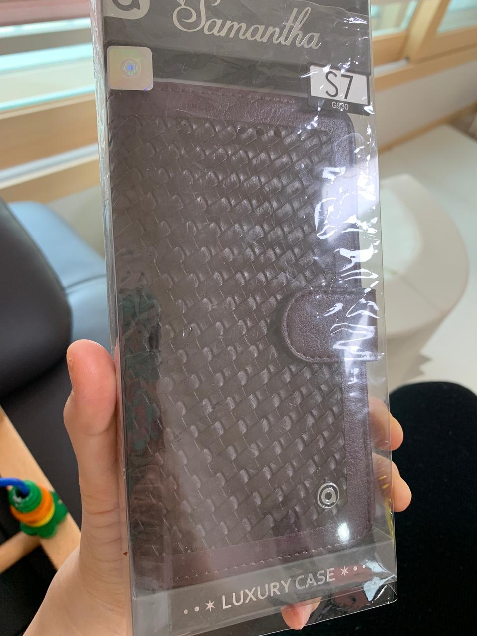 갤럭시 S7 가죽케이스예요 :)