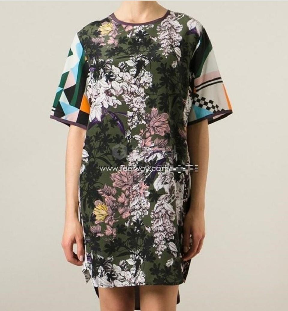 (정품) MSGM 실크 플라워 원피스 (55)