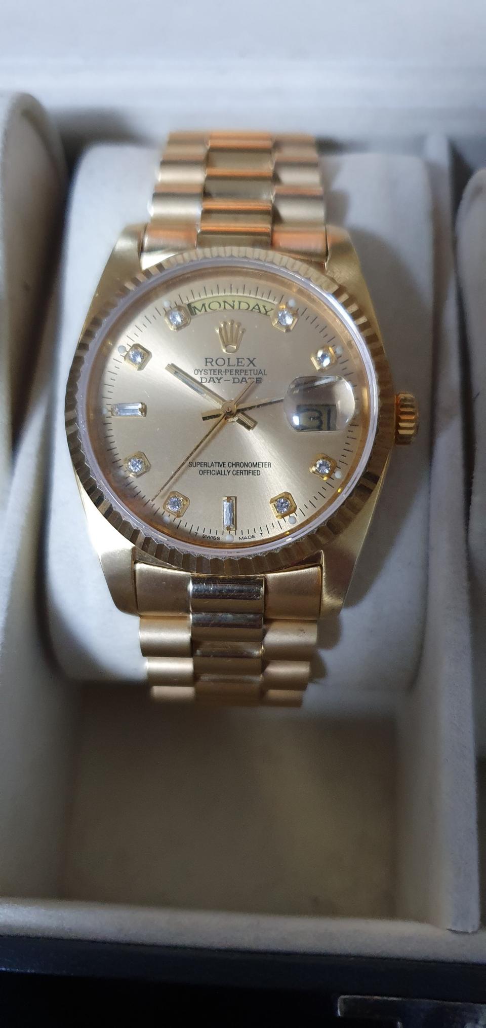 로렉스 금통 데이데이트 rolex daydate gold