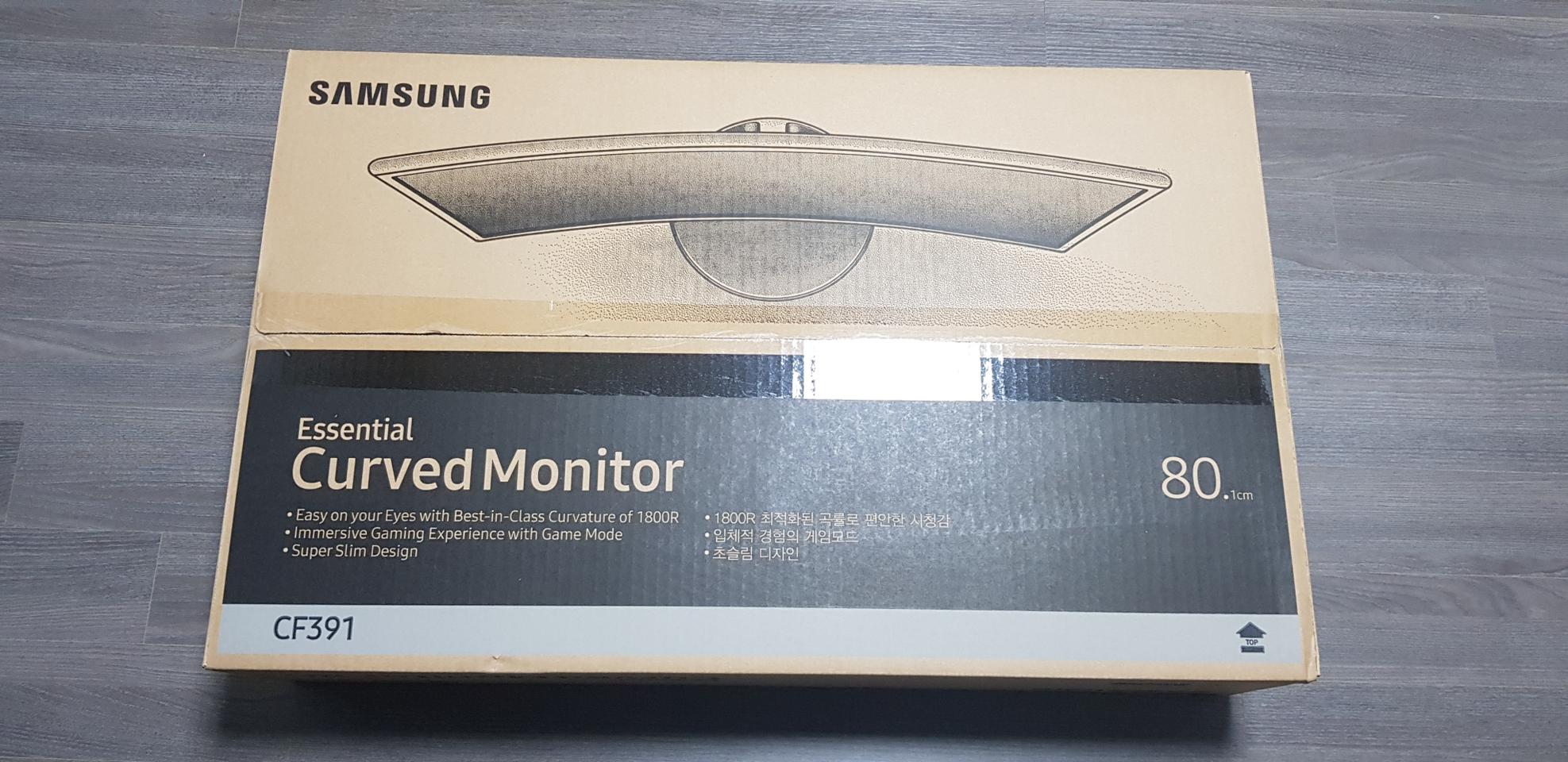 삼성 커브드 32인치 모니터(LC32F391FWKXKR) | 세컨웨어(헬로마켓)