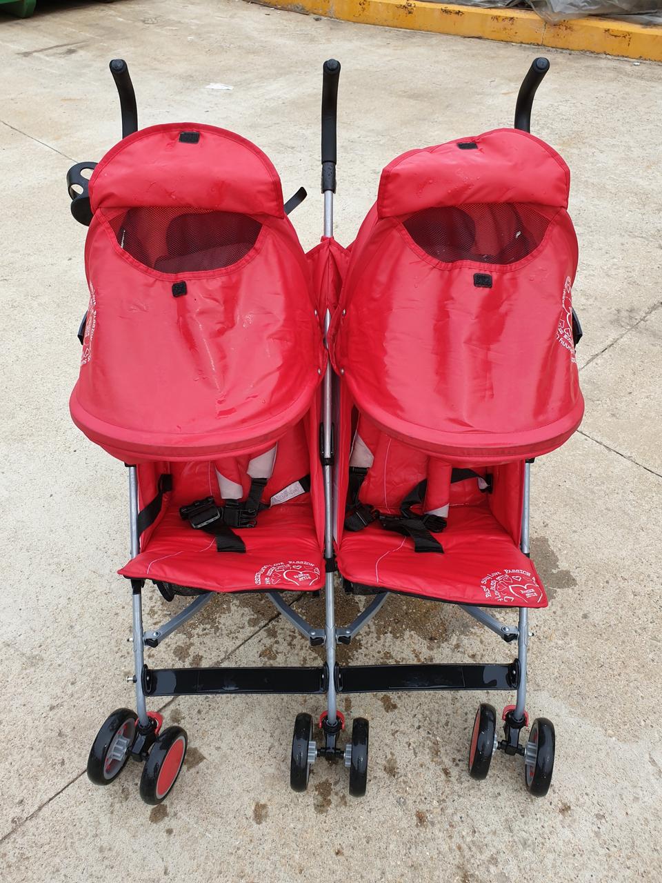 쿨키즈 쌍둥이 유모차