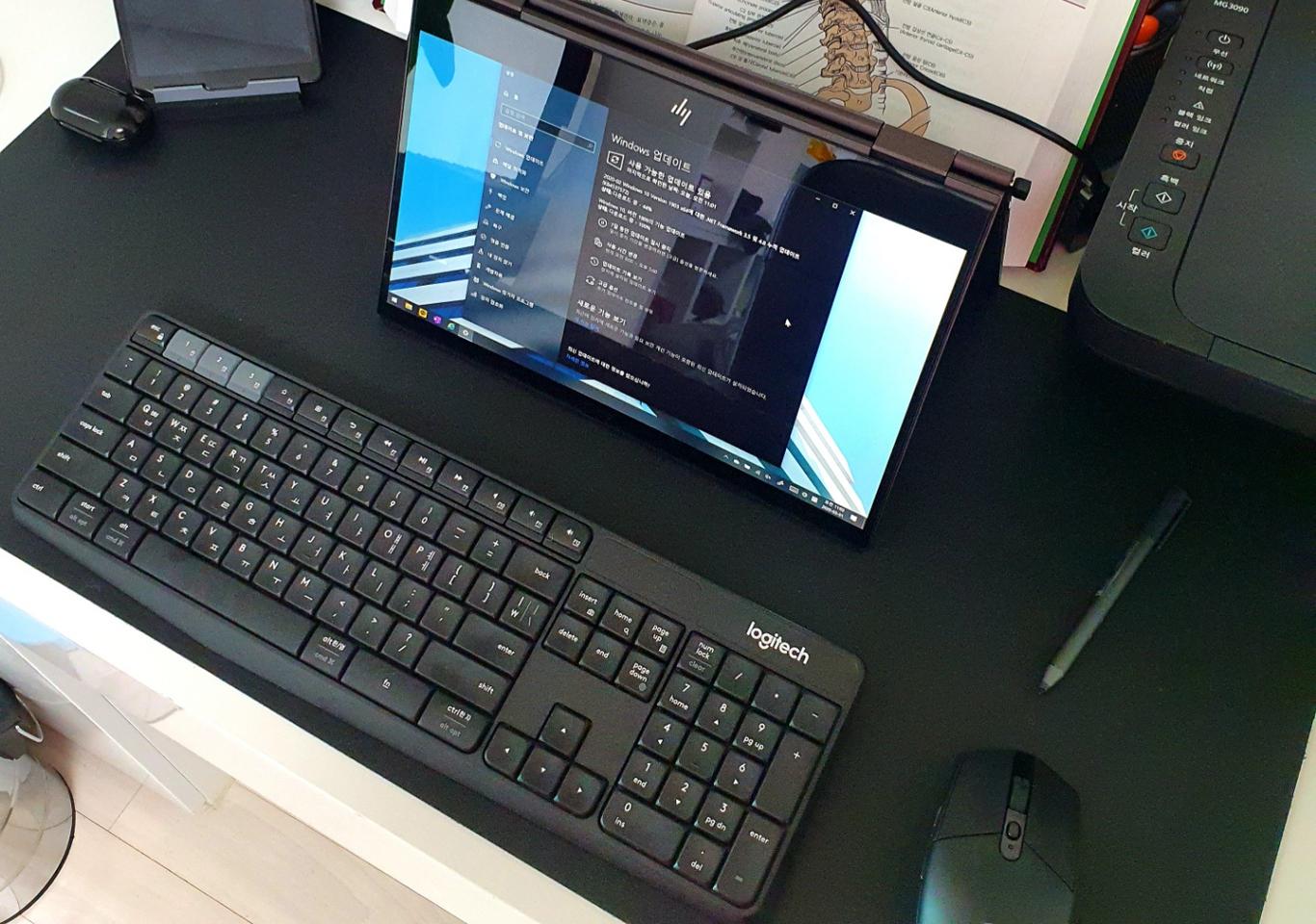 데스크패드(블랙) 80x40cm