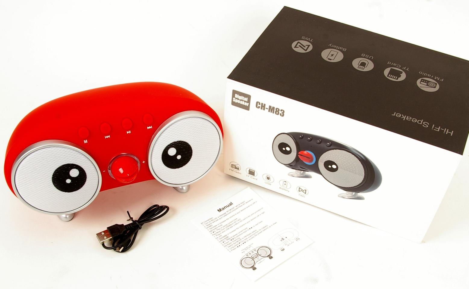 올빼미 캐릭터 블루투스 HiFi 스테레오 스피커 팝니다