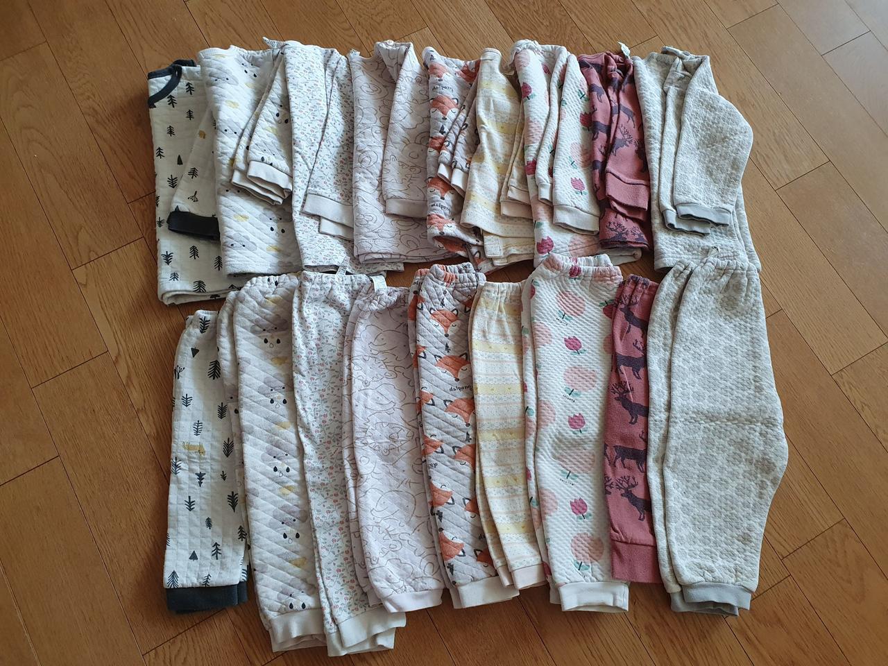 겨울 실내복 18벌(무료배송