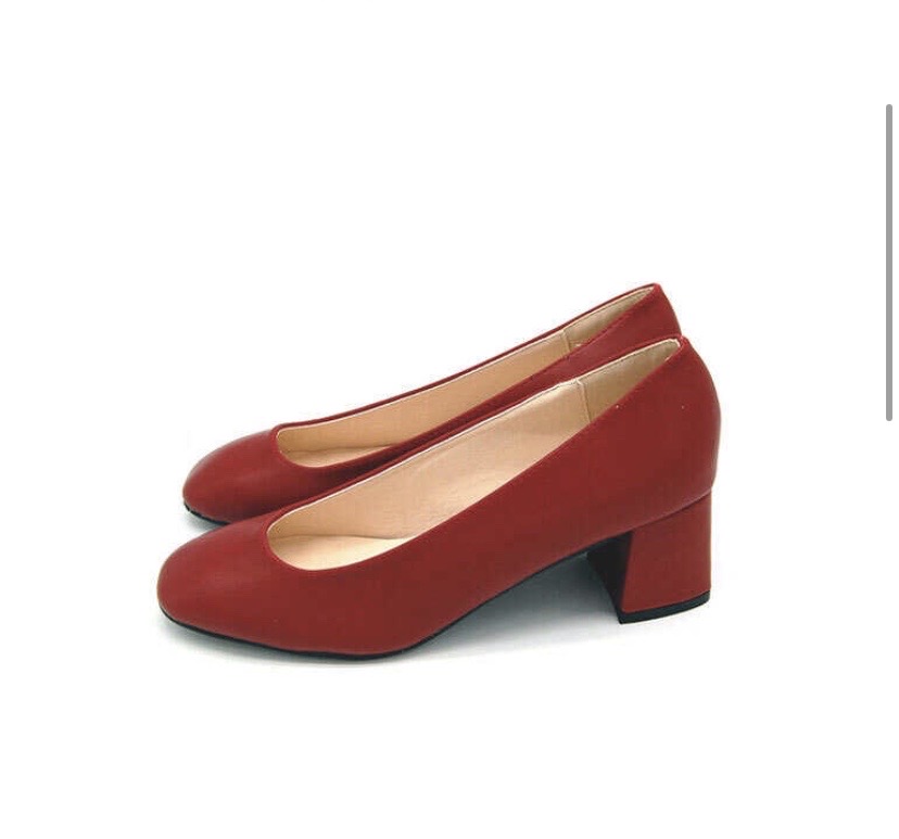 새상품)nc백화점 신상 레드 펌프스 가격내림