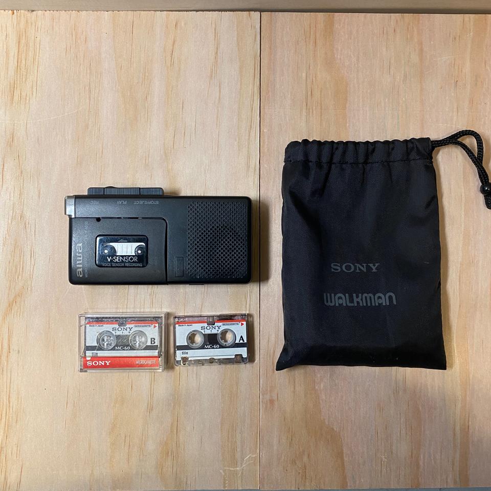 Aiwa 마이크로 카세트 녹음기