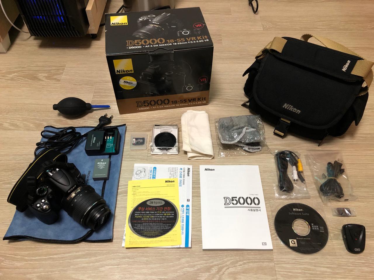 니콘 D5000 18-55 VR Kit DSLR 카메라