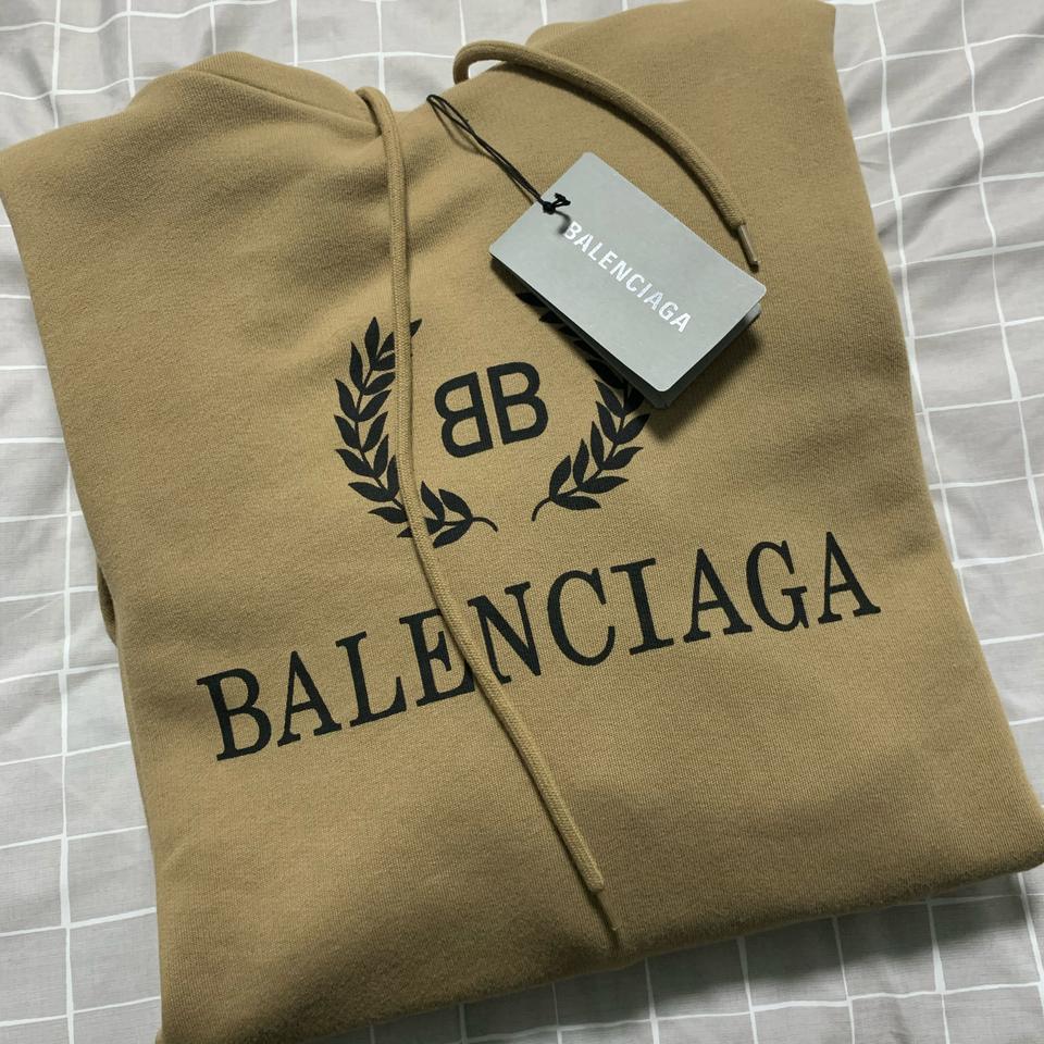 (M) 발렌시아가 BB 월계수 브라운 후드