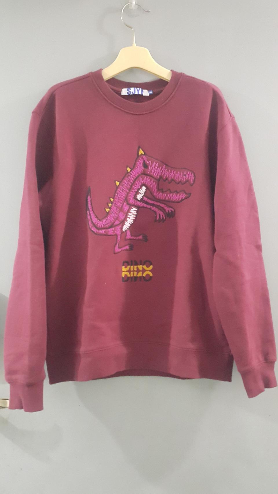 (중고)sjyp*정품*다이노맨투맨