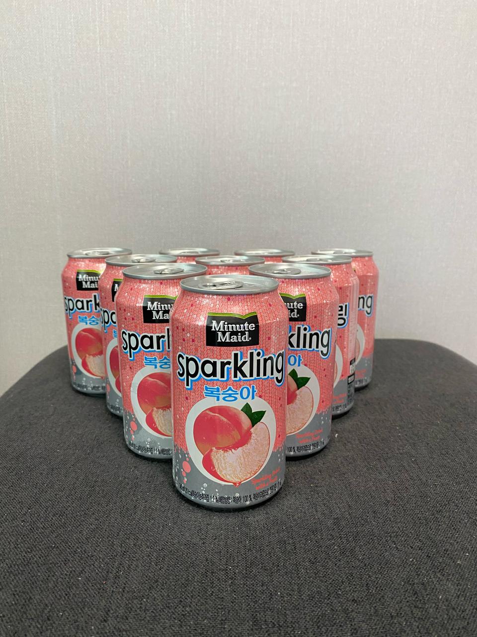 미닛메이드 스파클링 복숭아
