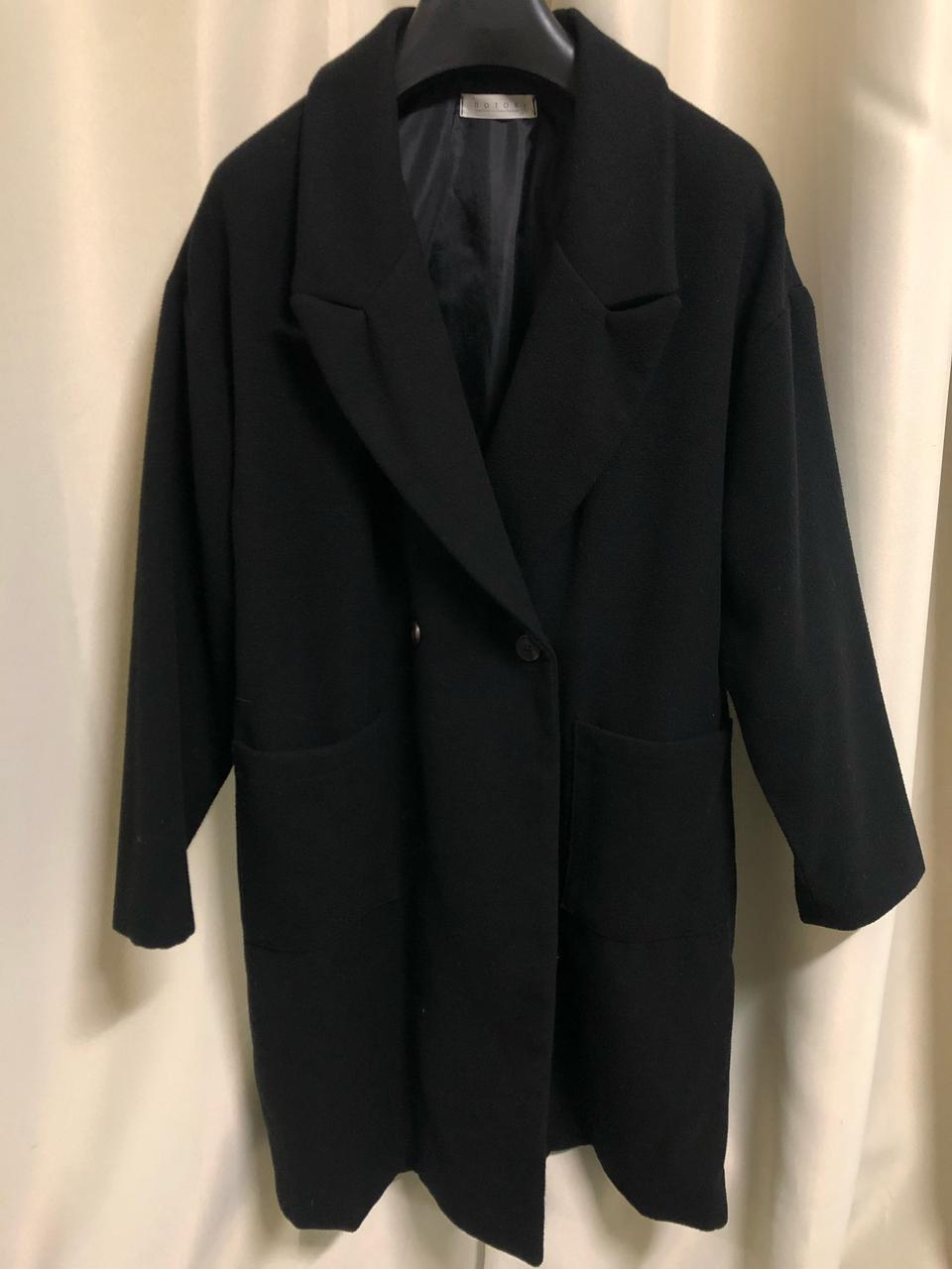 (무배)검정 블랙 심플 코트