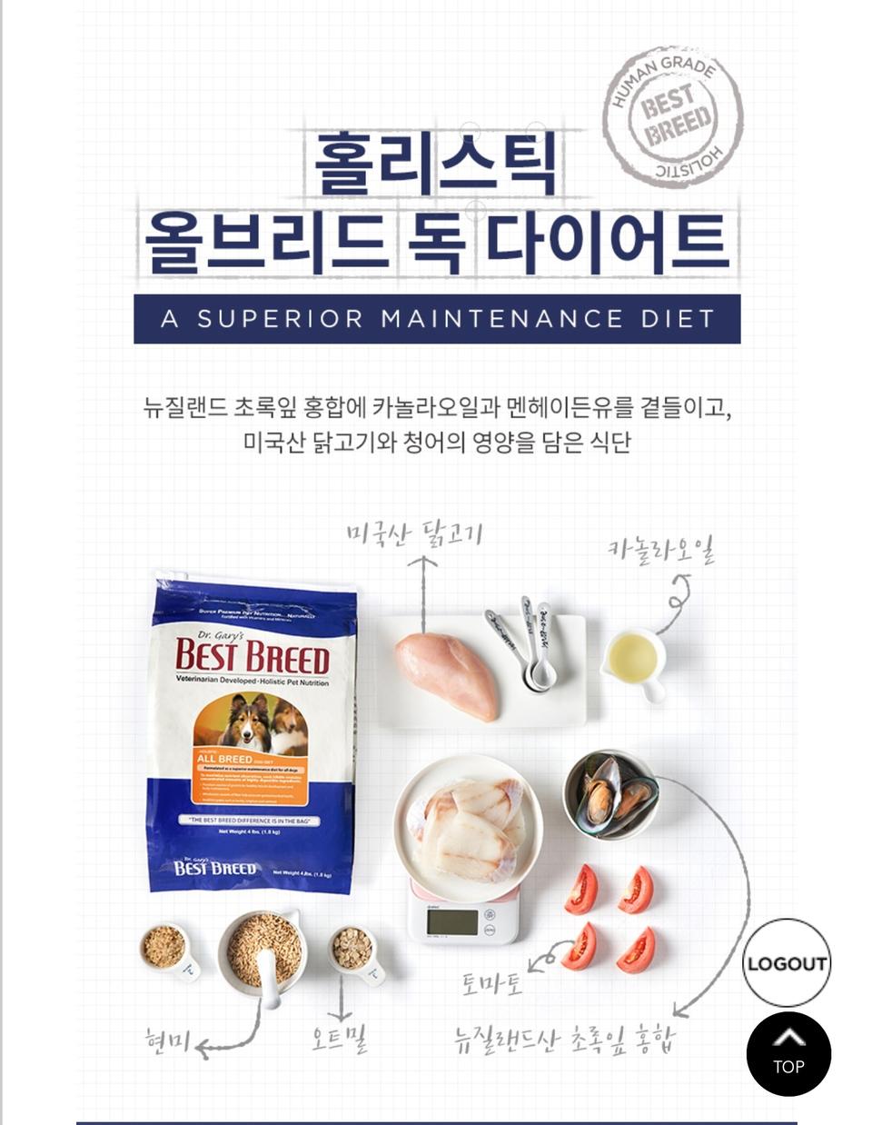 홀리스틱독 다이어트1.8키로