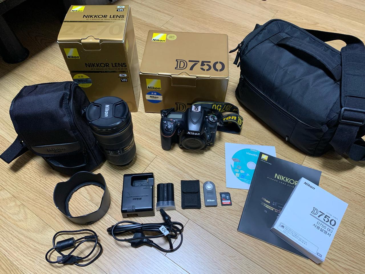 니콘바디 D750, 24-70 f2.8 ED VR 니콘렌즈