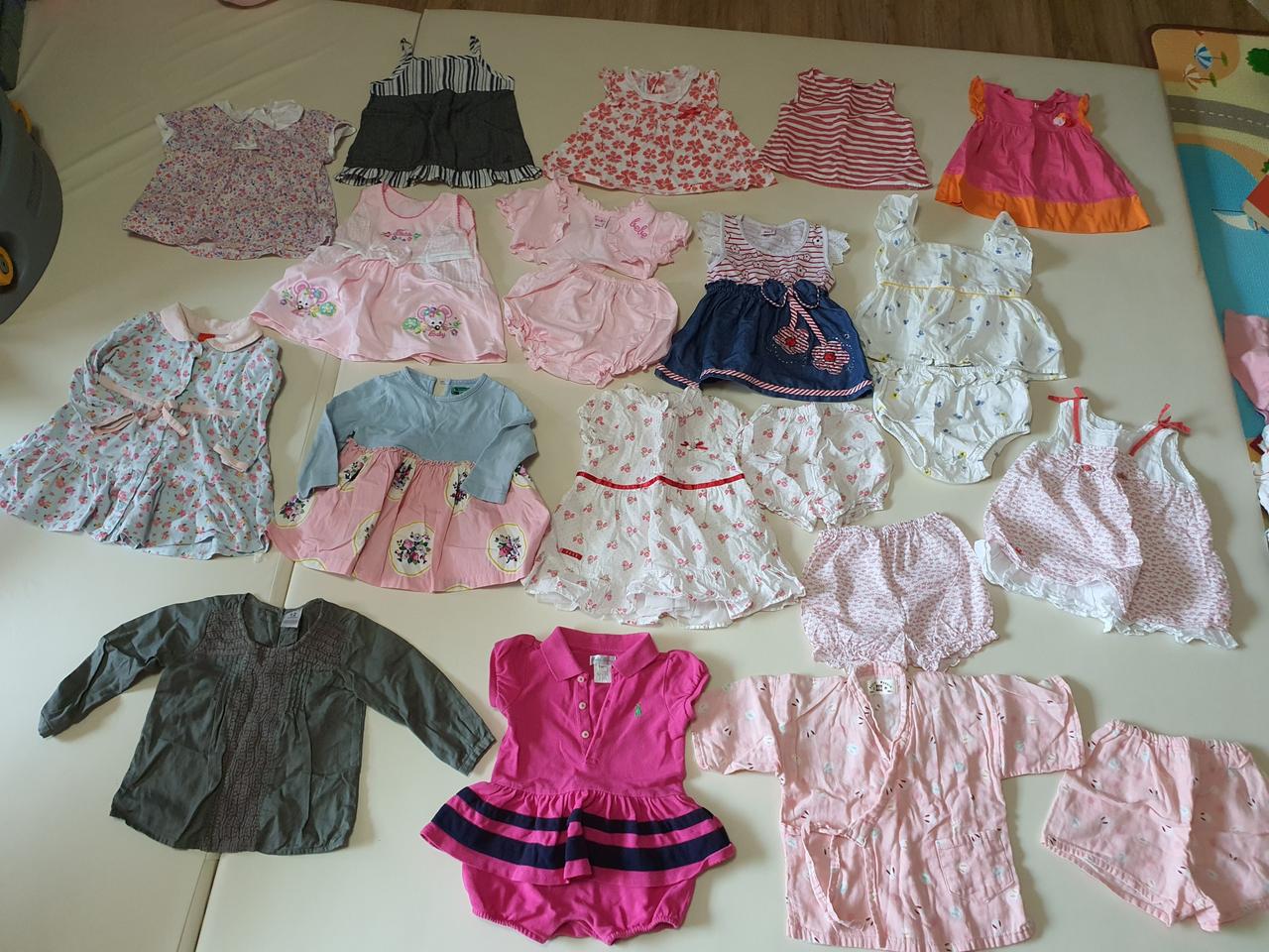 여아옷 80~90사이즈 박스판매 돌전후사이즈