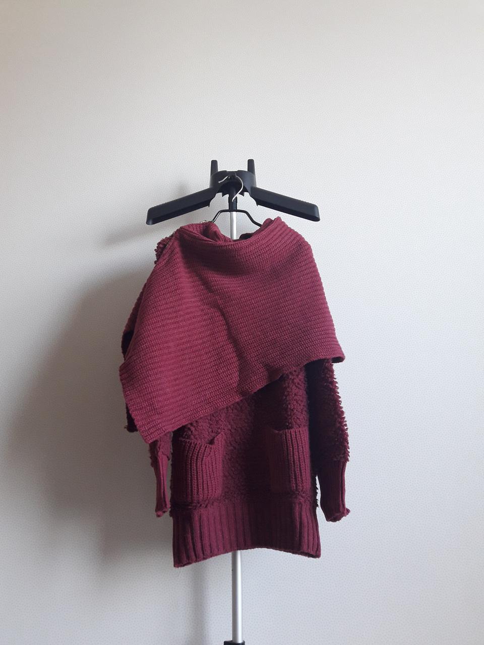 96NY 넥워머셋트 니트