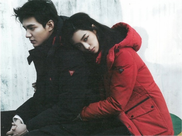 게스 오리털 점퍼