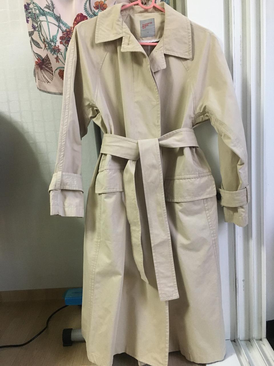 에잇세컨즈(8seconds) 봄 트렌치코트(밝은베이지톤, 택포2.5만원)