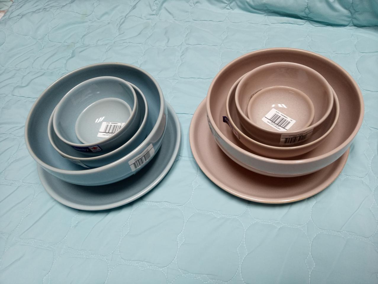 덴비 그릇셋트 (옥색=하늘색)
