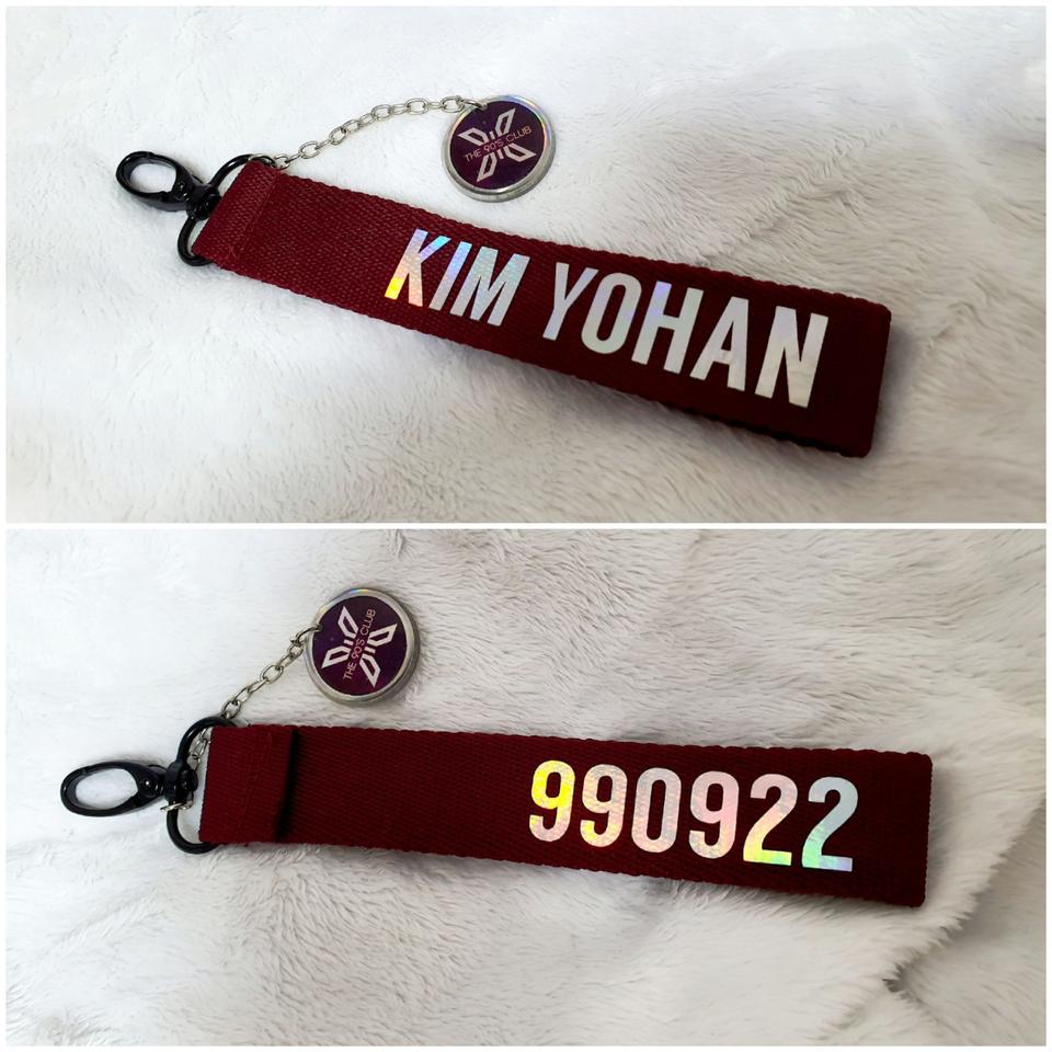 엑스원 김요한 홀로그램 스트랩 키링 열쇠고리 전시회 굿즈 X1 새상품