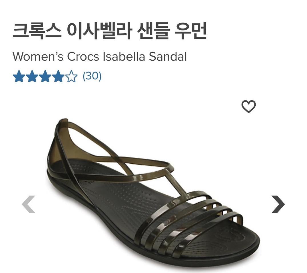 [새상품] 크록스 이사벨라 샌들우먼   사이즈 - W6/230
