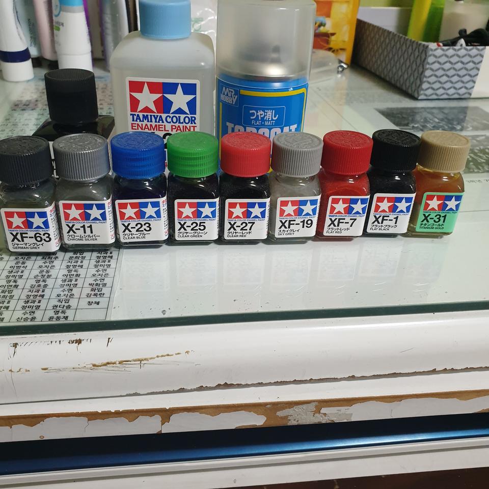 타미야 도료, 무광 마감재