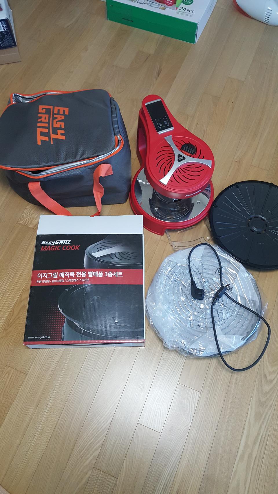 매직쿡 이지그릴 원적외선 전기그릴 ez-001(새상품)가격내림!!!