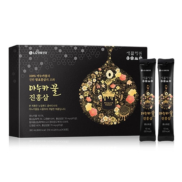 생활정원 마누카꿀 진홍삼 30일분