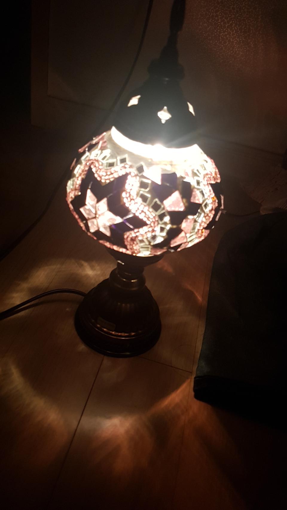 터키 모자이크 램프 무드등  핸드메이드 수제품 팝니다