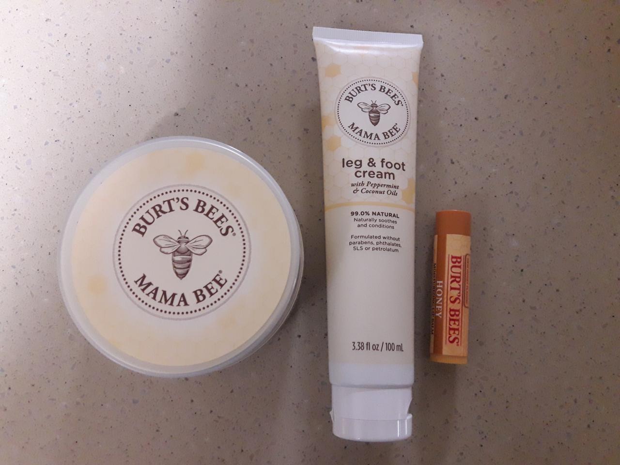 버츠비 마마비 셋트(벨리버터 + 레그앤풋크림)+버츠비 립밤 새것