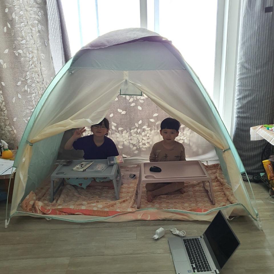 텐트 아이들 놀이터 강추 원터치 코로나 모기장 홈 캠핑 텐트 안락