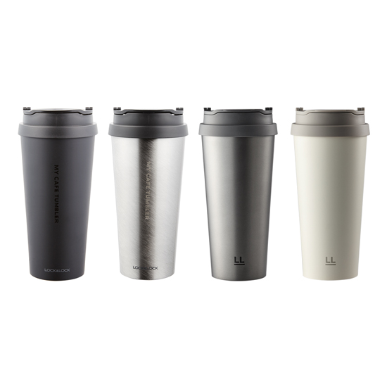 락앤락 클립 텀블러 450ml 다크 그레이