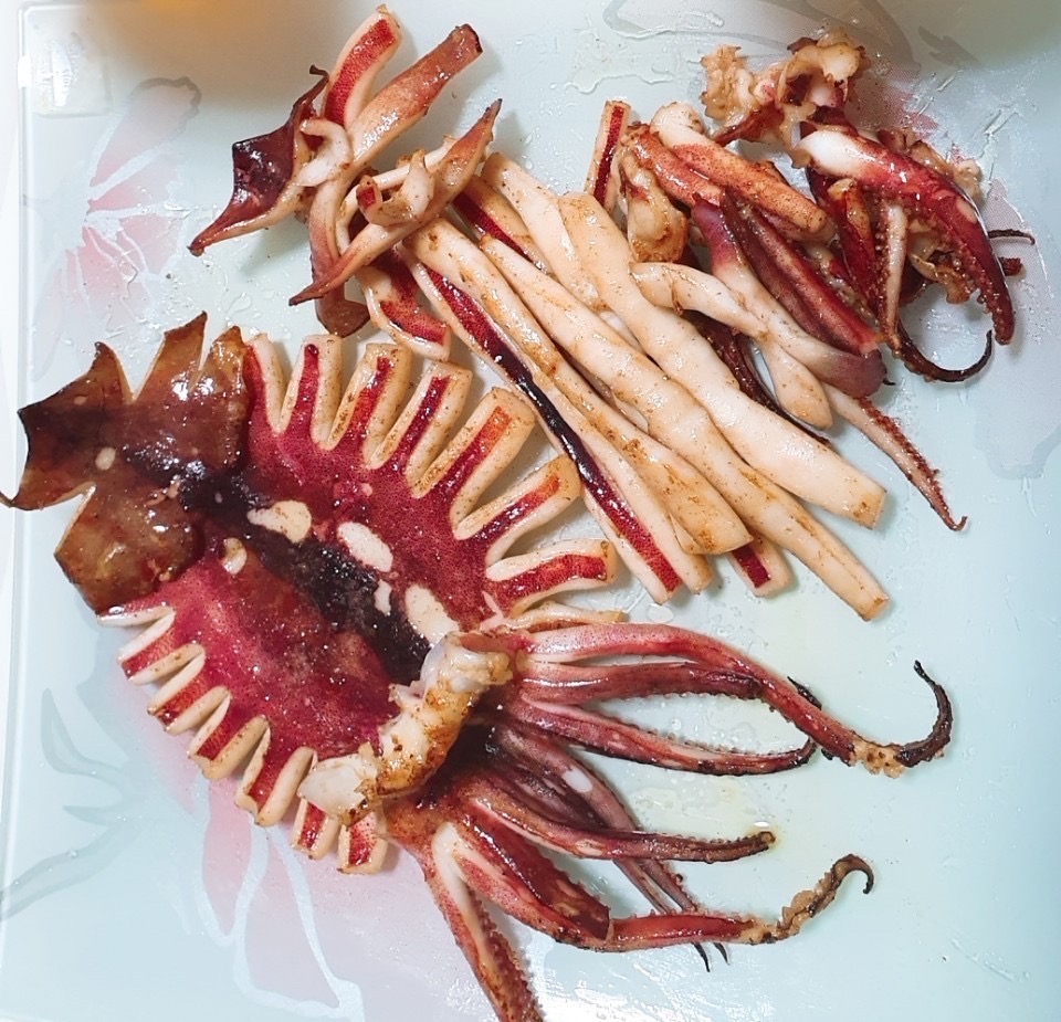 피데기(반건조오징어) 소짜 10마리