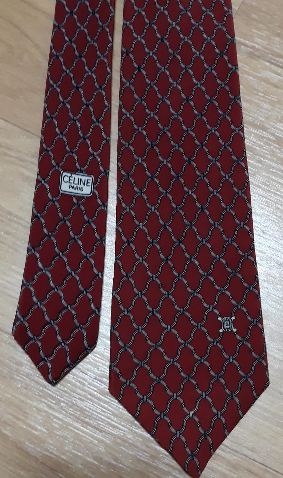 셀린느 넥타이 ( 레드 )