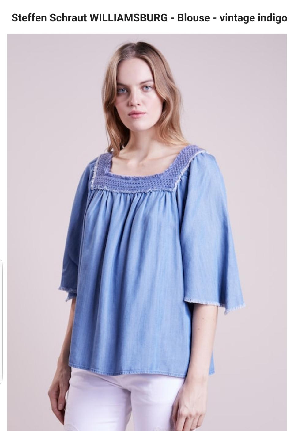 해외브랜드 steffen schraut 정품 상태최상 블라우스 팝니다