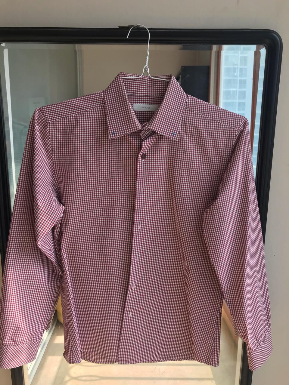 이지오 체크셔츠