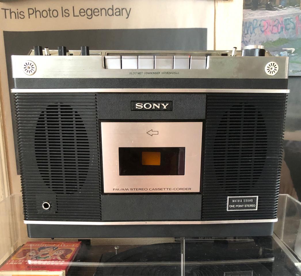 소니 SONY 붐박스 레트로카세트