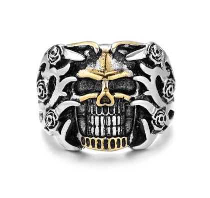 316L Skull Ring 써지컬 스틸반지
