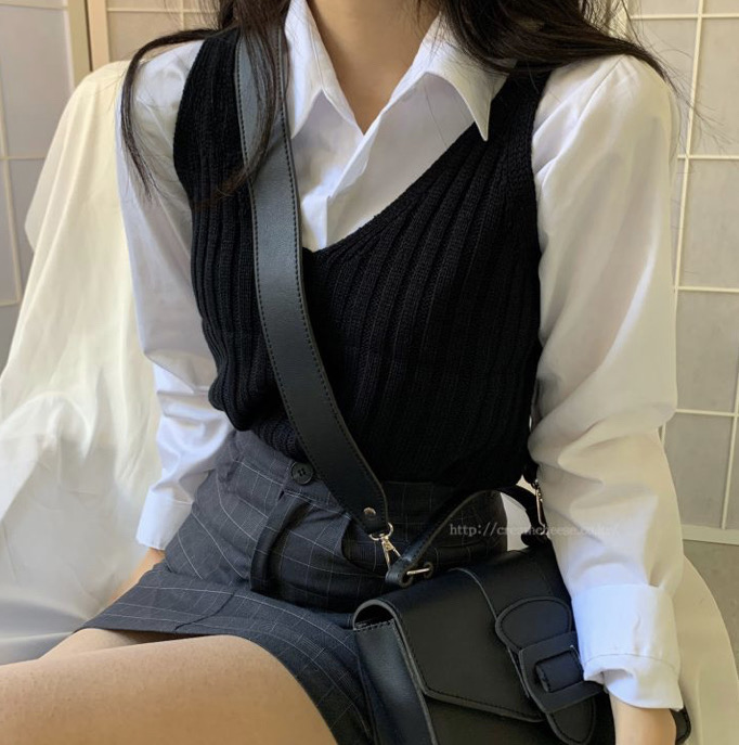 (새상품) 뷔스티에 니트 조끼